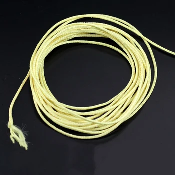 

1.2/1.4/1.6mm Fishing Line Jigging Hooks Tied Braided Aramid Fiber Rope Wire Fire Retardant Lure tied hook Diy Fishing Gear 15m