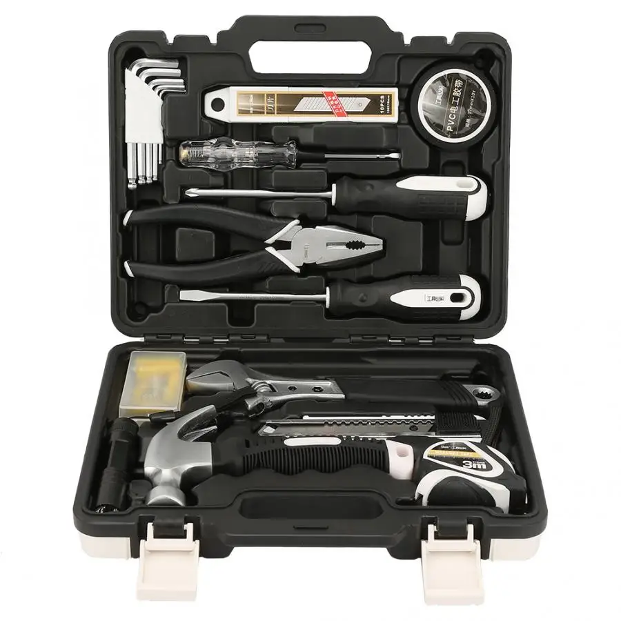 

45pcs Household Tool Kit DIY Home Repair Hardware Combination Tool Set 101045