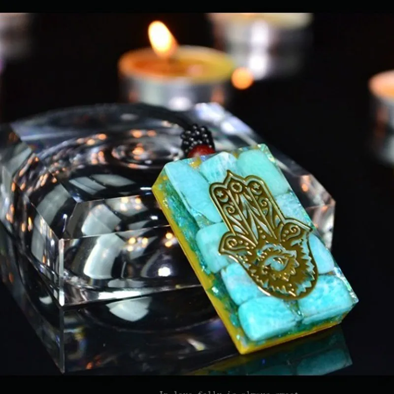 

Orgonite 2019 Fashion Aura Crystal Chakra Necklace For Women Transfer Career Stone That Changes The Magnetic Field Of Life Gift