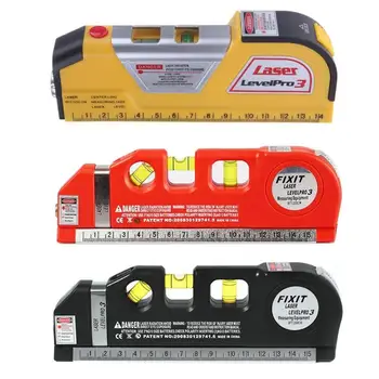 

Infrared Laser Level Ruler Horizontal Meter Tape Scale Measure Instrument Nivel Laser Construction Tools