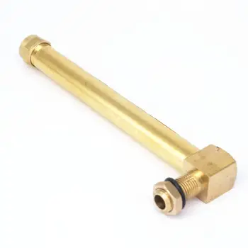 

M12x1.5mm 125mm Brass Oil Liquid Level Indicator Sight Glass For Lathes Sump Gas Engine Motor Tractor
