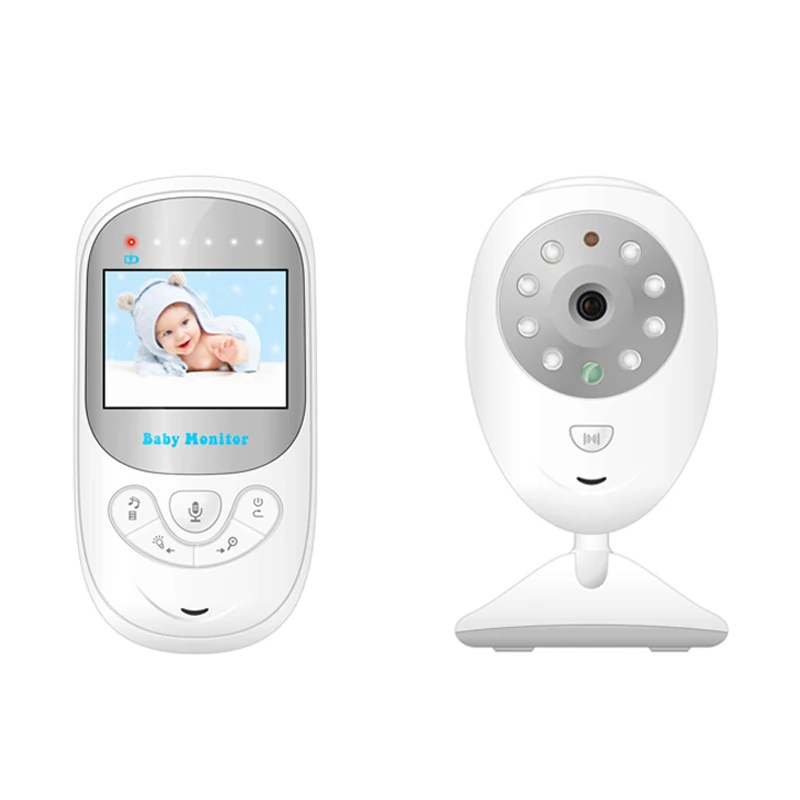 

White BM-108 2.4 inch LCD 2.4GHz Wireless Surveillance Camera Baby(US Plug)