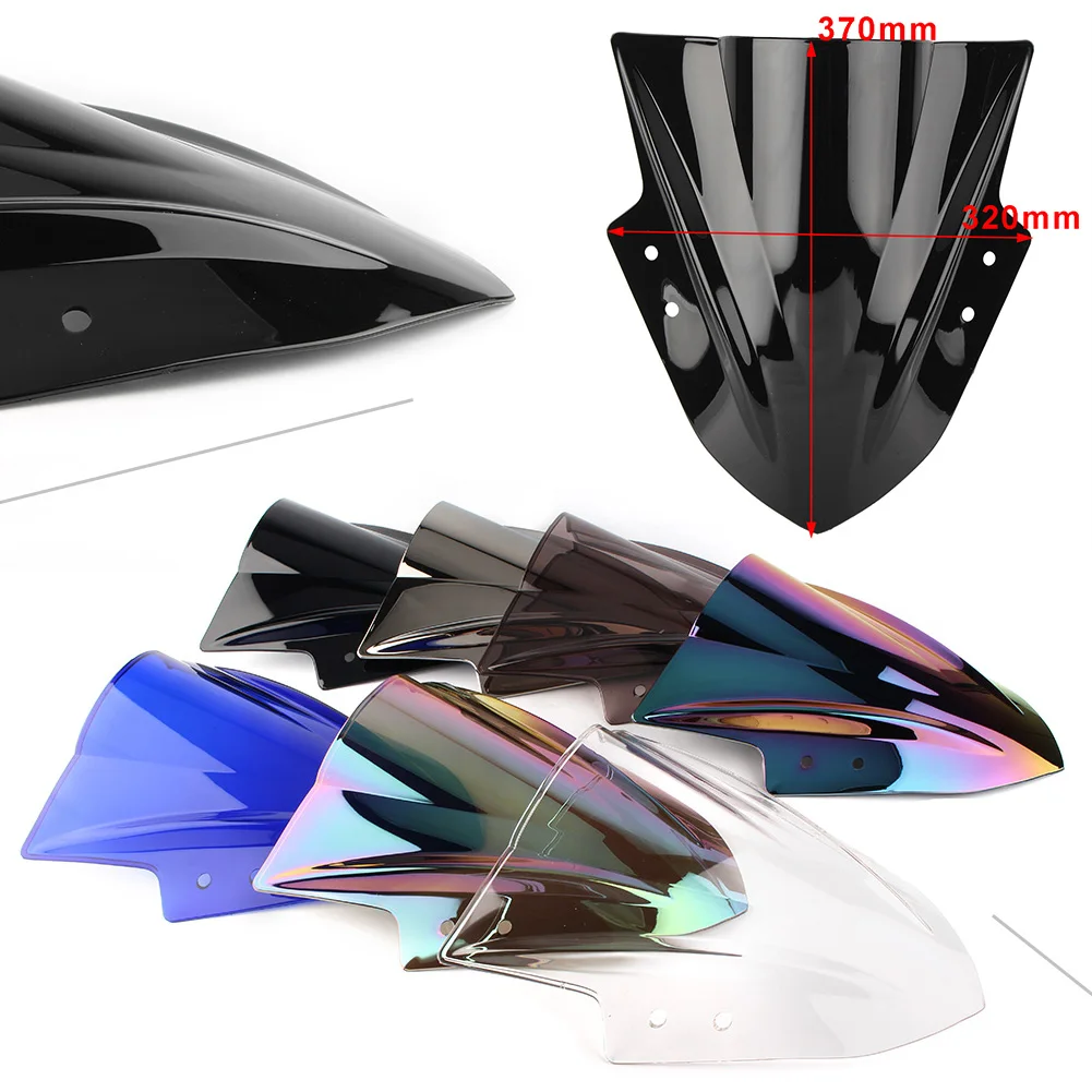 

Motorcycle Windshield Windscreen Double Bubble For KAWASAKI EX300 ninja 300/250 2013 2014 2015 2016 2017