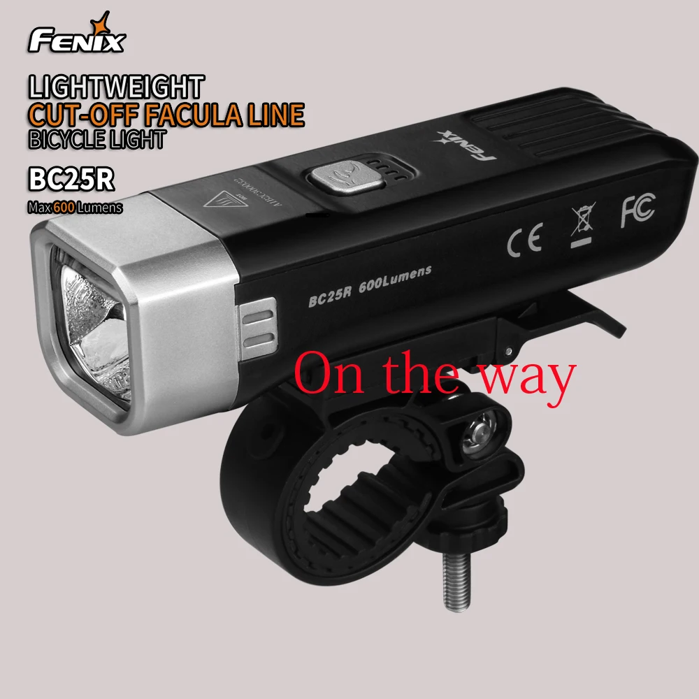 

Hot Cake Fenix BC25R 600 Lumens USB Rechargeable Lightweight Cut-off Facula Line Bicycle Light for Commuting by Bike