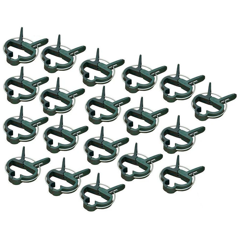 

Pflanzenclips starke stabile Plant clips extra large for trellises Rose bow trellis etc (100 pcs)