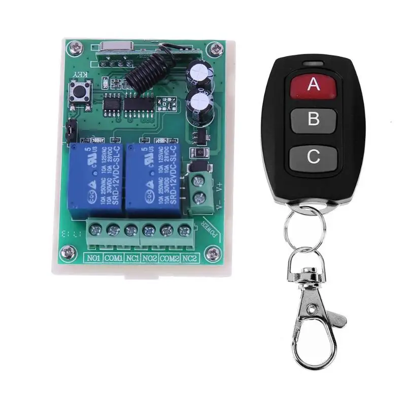 Новый DC 24V 10A 2CH RF беспроводной переключатель системы дистанционного управления