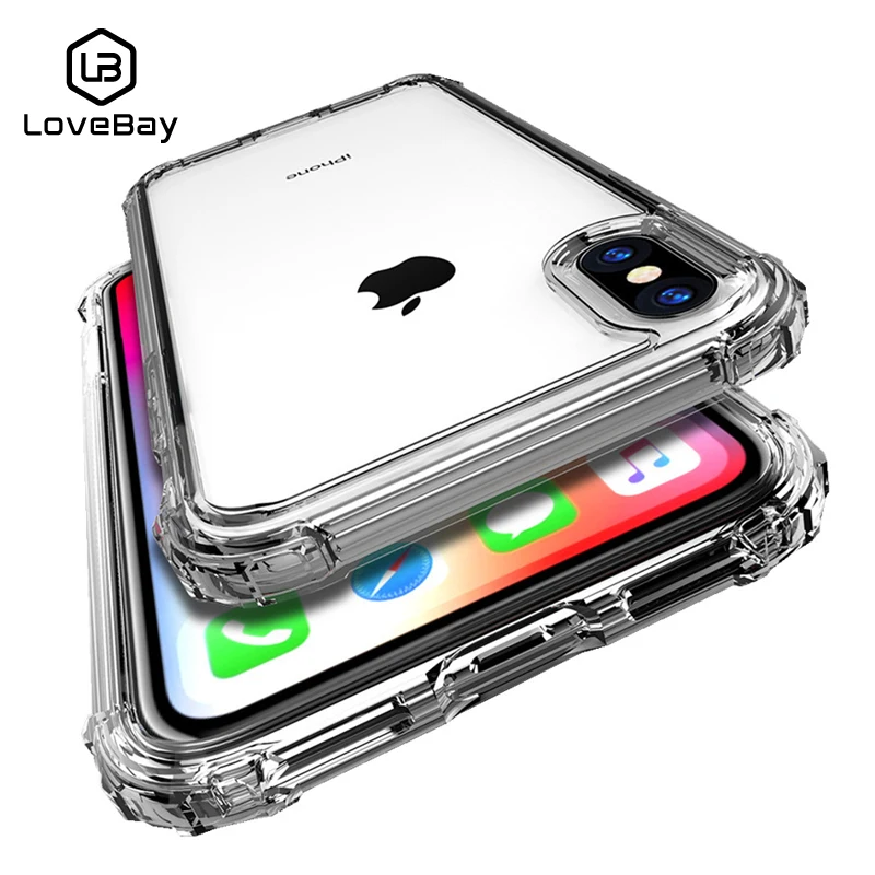 Lovebay чехол для телефона iPhone 6 6s 7 8 Plus X XR XS Max роскошный противоударный бампер