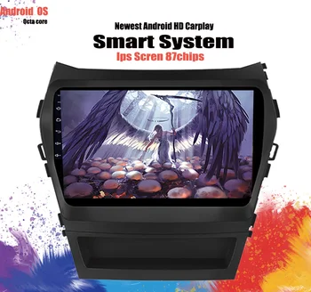 

4+128 Android 10.0 Car dvd gps player For HYUNDAI IX45 2013 -2017 SANTA FE santafe WIFI DVR camera 2 din Car multimedia player