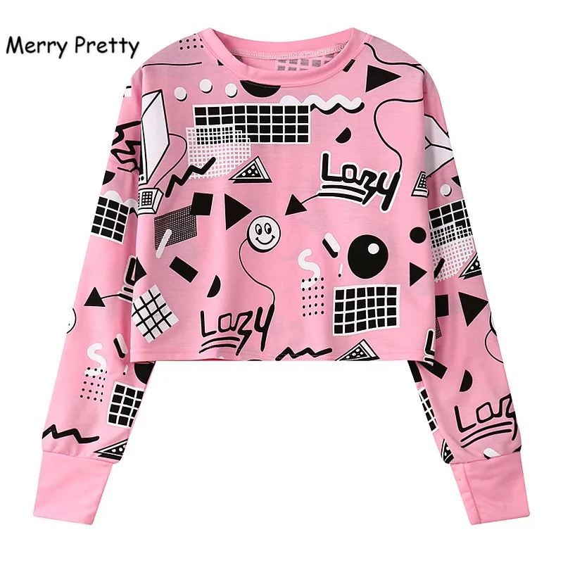 Crop Long Hoodies Merry Pretty 6