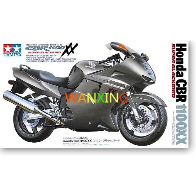 Tamiya 1/12 Масштаб модели монтажный комплект супер черный Дрозд CBR1100XX Пластик мотоциклетные спортивный автомобиль игрушки для детей