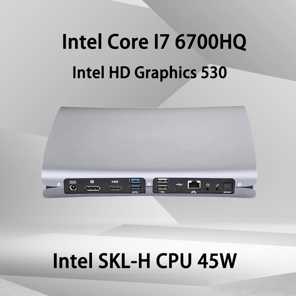 

Fan 4K Mini PC,Intel Core I7 6700HQ,Windows 10/Ubuntu,Silver,[HUNSN BA01L],(WiFi/1HD1.4/1DP1.2/2USB3.0/2USB2.0/1LAN)