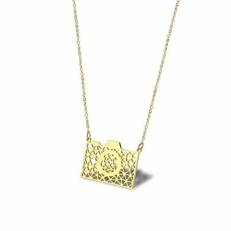 

2019 Exquisite Stainless Steel Art Photography Jewelry Camera Pendant Necklace Elegant Charm Necklace Photographer Best Gift