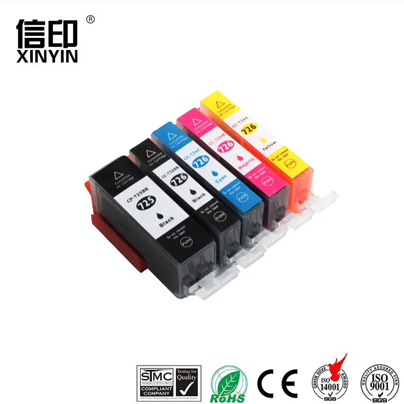 

XColor Ink cartridge PGI725 CLI726 PGI-725 for Canon PIXMA MG8170 MG6170 MG5270 MG5370 IP4870 IP4970 IX6560 MX886 printer