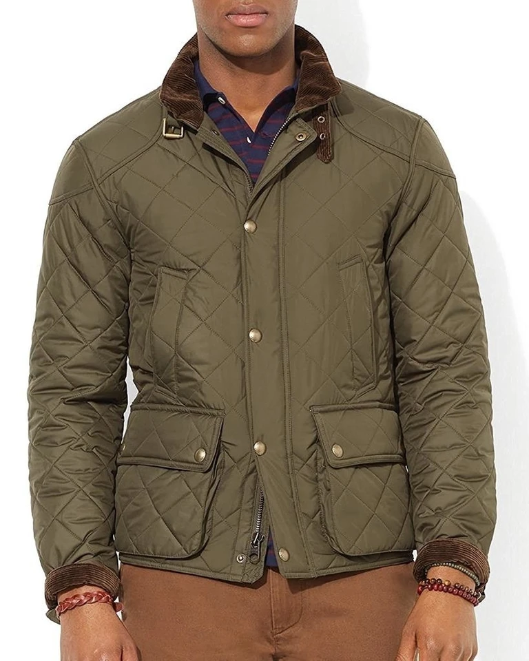 ralph lauren diamond quilted jacket mens