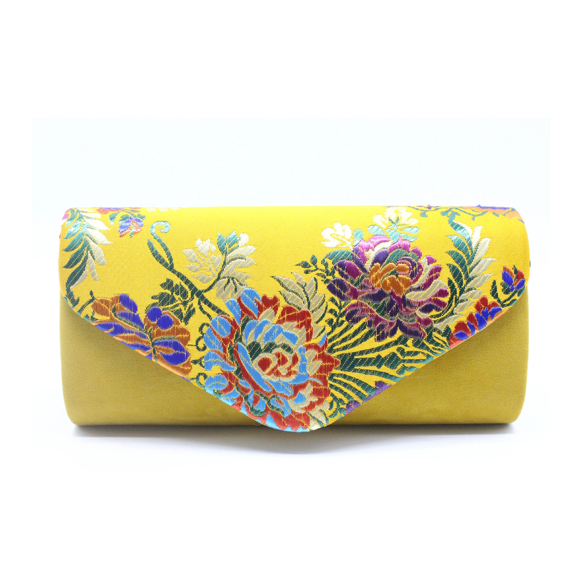 yellow clutch bags for weddings