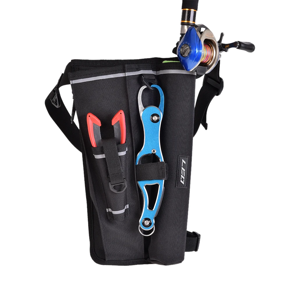 LEO Fishing Bag For Rod Holder Fish Case Drop Leg Thigh Bag Waist Fanny