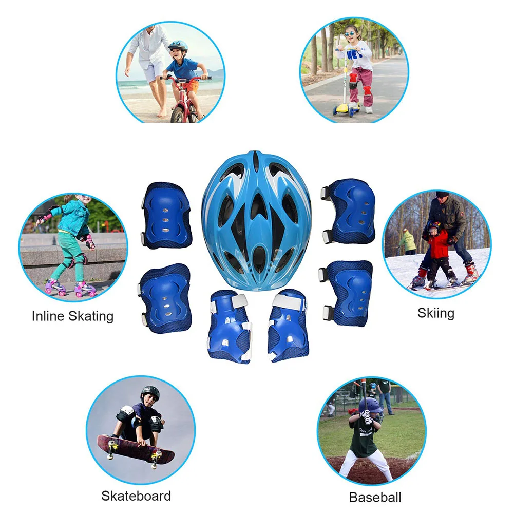 Дети Велоспорт велосипед велосипедный шлем Casco Ciclismo охранник локоть колени
