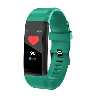 

Smart Bracelet 90mAh Heart Rate Blood Pressure Monitoring Calorie Fitness IP67 Waterproof BT Sports Wristwatch for Android iOS