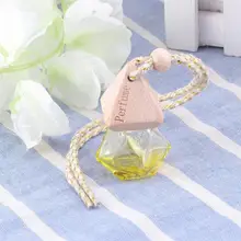 Автомобильный флакон для духов Пустой многоразовый флакон с распылителем Красочный кулон освежитель воздуха контейнер для духов орнамент 6 цветов выбор