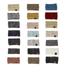 Уличная спортивная Зимняя шерстяная шапка фитнес Велоспорт бюстгальтер-полотенце Удобный И Теплый ободок для волос стильный и красивый