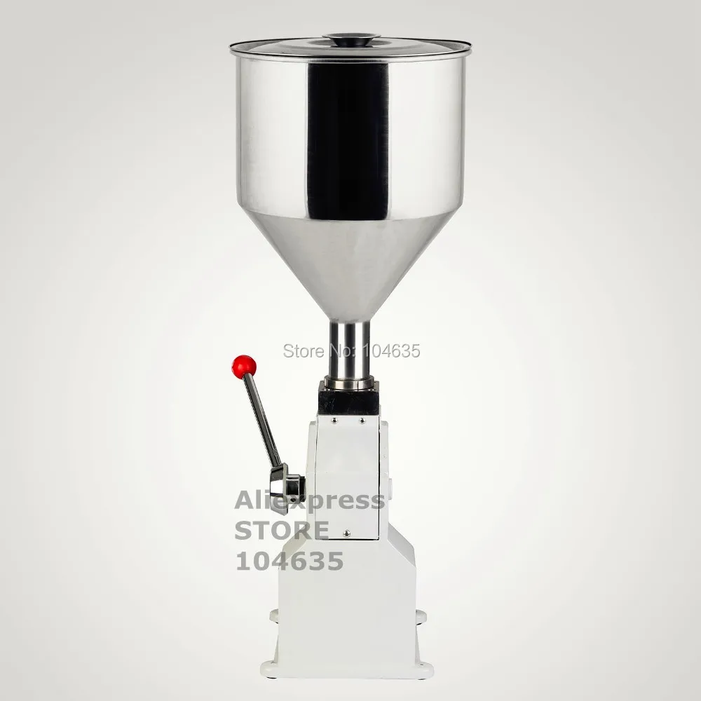 Food filling machine Manual hand pressure stainless paste dispensing liquid packaging equipment sold cream machine 1~ 50ml