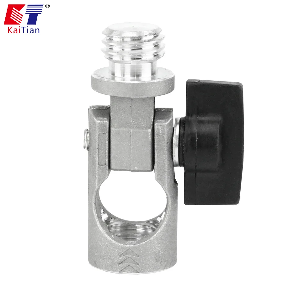 

Kaitian Bracket for Laser Level 5/8 Tilt Adjustment Outdoor Tilt Function Aluminum 12 Lines Lazer Level Tripod Connector