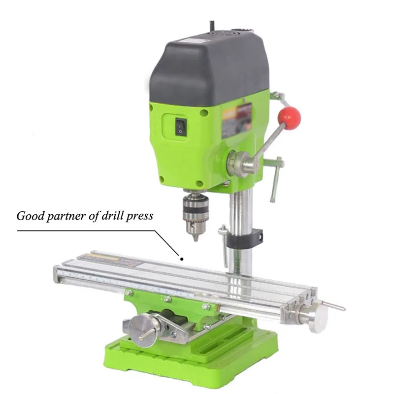 Milling Machine Mini Multifunction Table Bench Vise Bench Drill Milling Machine Cross Assisted Positioning Tool