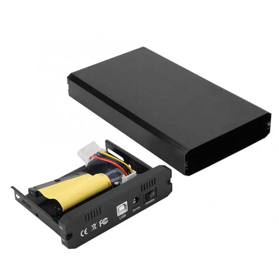 3 5 дюймовый Переносной жесткий диск коробка USB2.0 SATA/IDE Внешний корпус hdd случае США