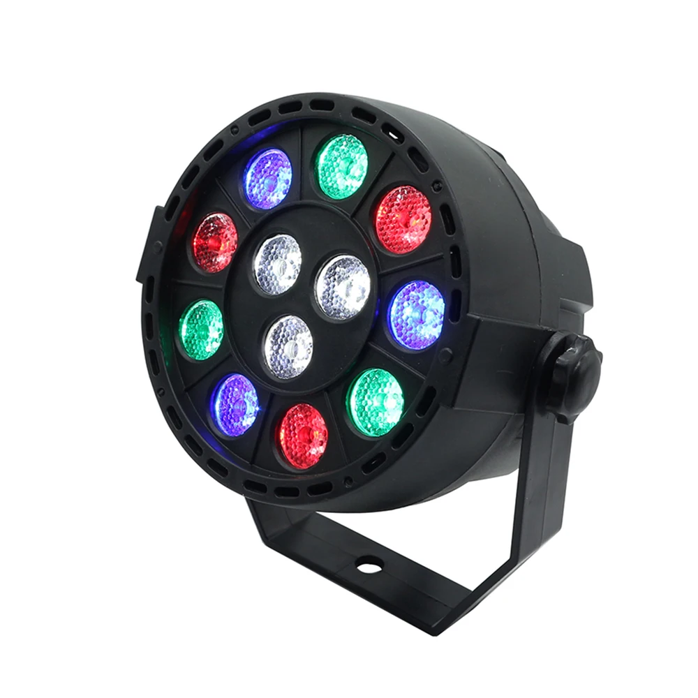 

12W RGBW LED stage Lighting 8CH DMX-512 12pcs LED Stage Light Par for Laser Projector Party Club DJ Nightclub Disco DA