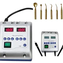Стоматологическая лаборатория электрический Waxer резной нож содержит 6 наконечники для воска+ 2 ручки/горшок Лидер продаж