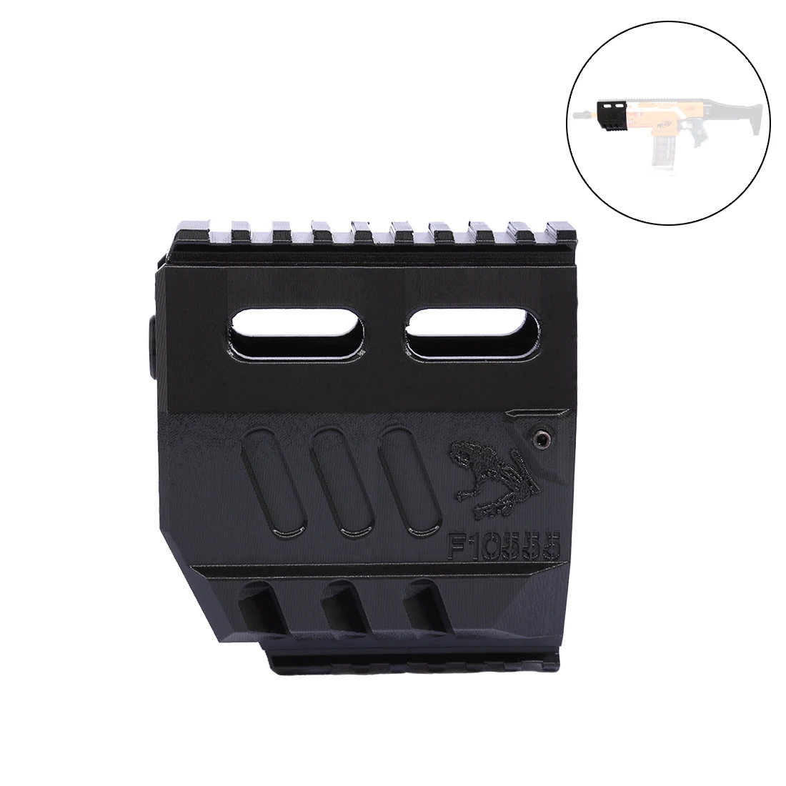 

Worker F10555 3d Printing Specialized Short Tube For Nerf Stryfe Professional Toy Accessories Gun Toy Parts- Black
