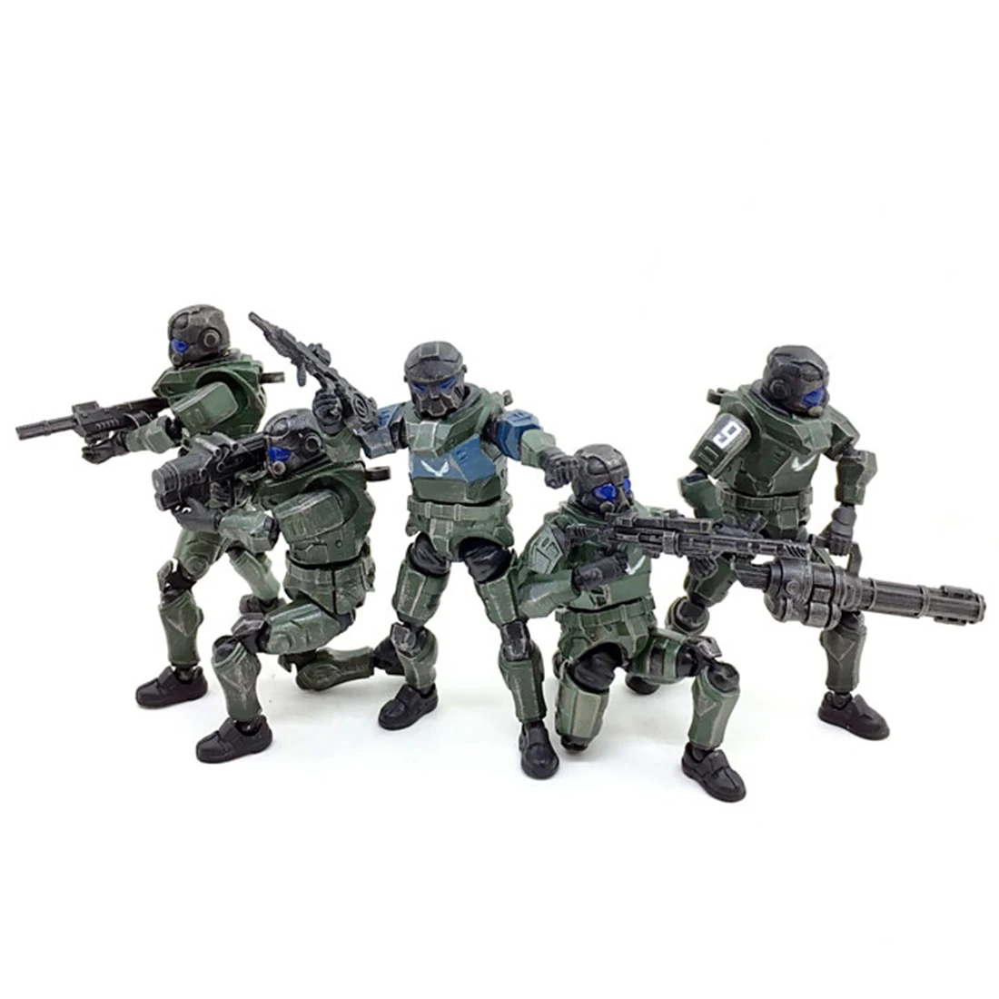 

7.7cm Small Soldier Model 3D Assembly Removable Soldier Model DIY Stem Toy with High Degree of Reduction