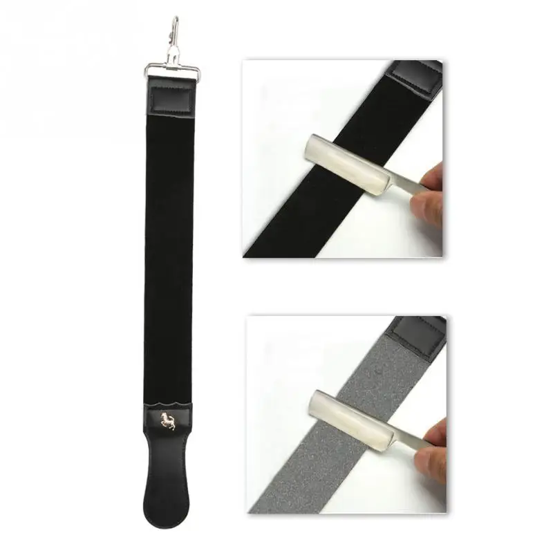 Double Sided Shaving Strop Belt Durable Straight Razor Sharpening Belt