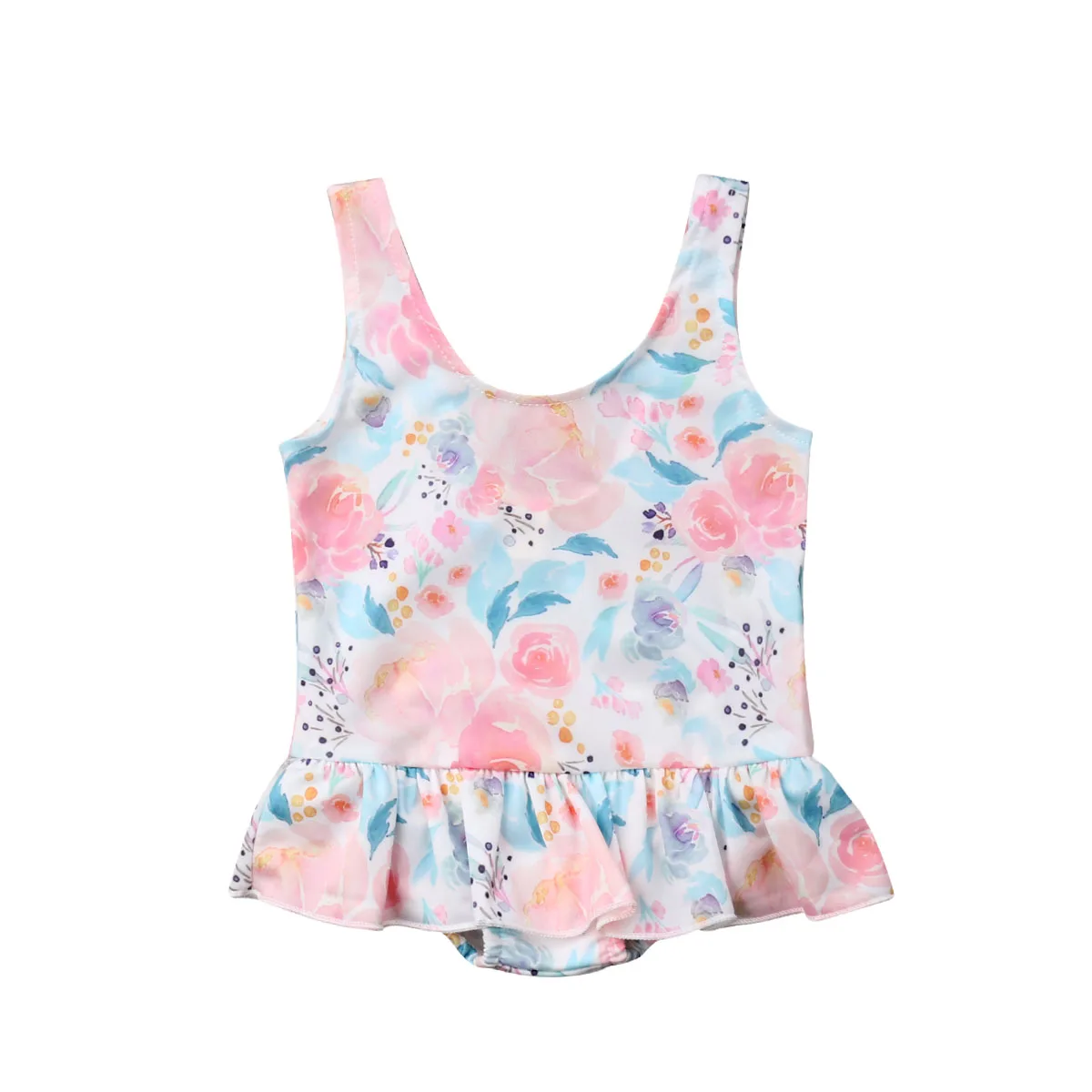 

Baby Girl Swimwear Newborn Toddler Kids Baby Girls Swimwear Swimsuit One-piece Bikini Beachwear New