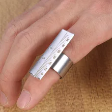 Стоматологическая линейка для пальцев прочная легкая кольцевая линейка из нержавеющей стали измерительная шкала стоматологические инструменты для стоматологической клиники