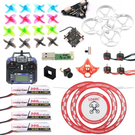 Полный комплект с передатчиком DIY Mobula 7 V3 FPV Дрон Crazybee F4 PRO FC рамка SE0802 мотор Turbo Eos2