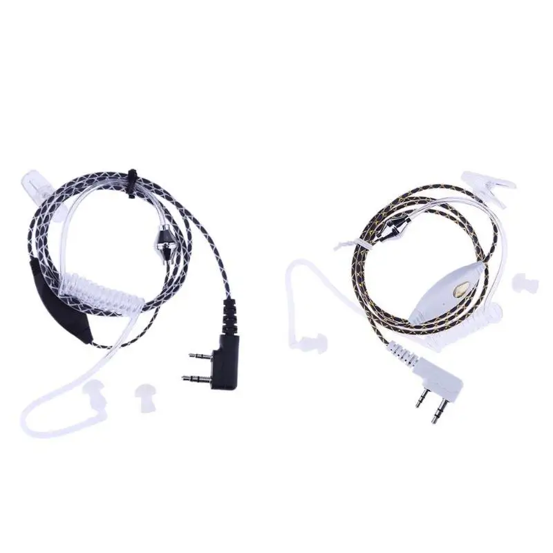2 Pin Air Акустическая трубка наушник гарнитура для Kenwood Walkie Talkie Радио линия передачи