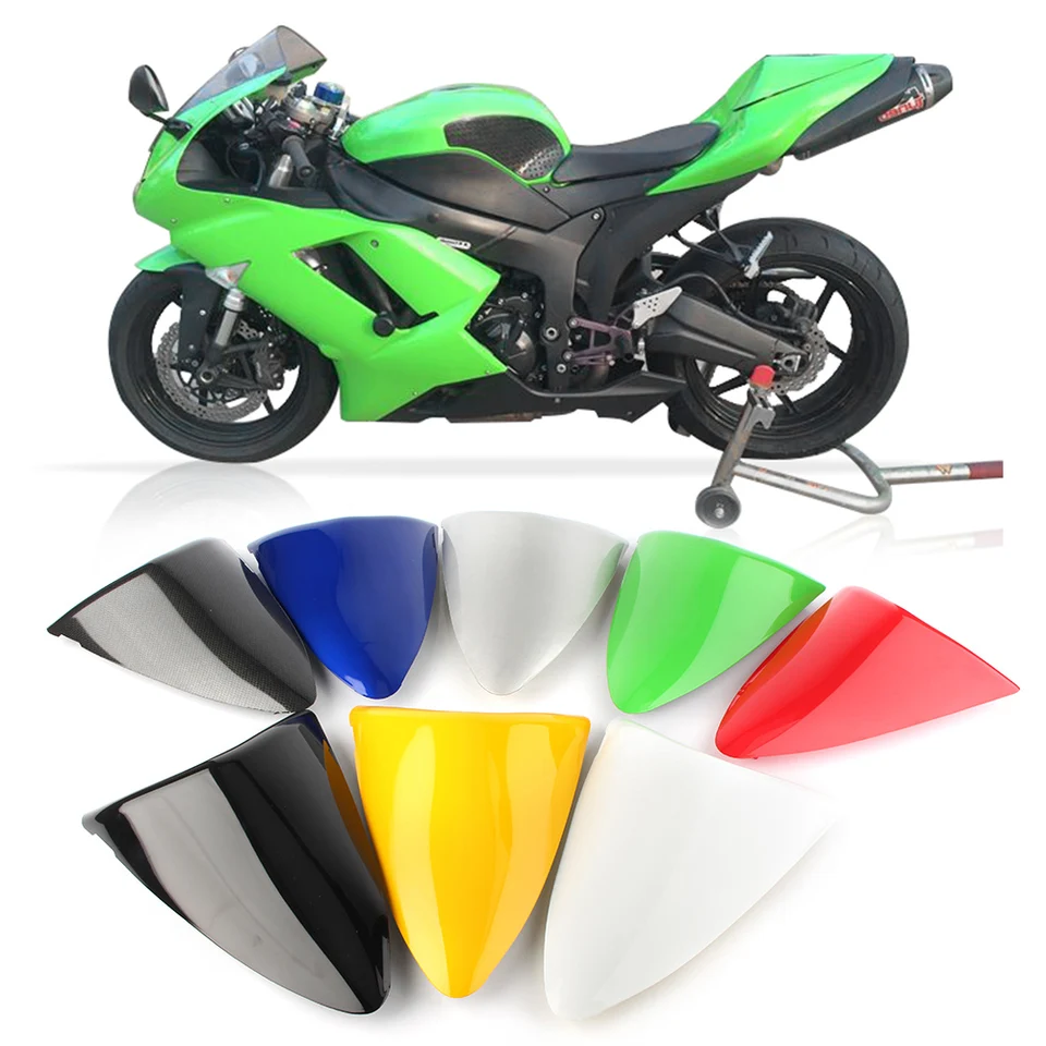 Black Rear Seat Fairing Cover Cowl For Kawasaki ZX6R 2007-2008