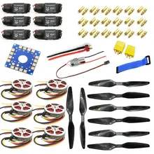 40A бесщеточный ESC+ 350KV бесщеточный двигатель 15x5,5 3K CF Пропеллер CW CCW 1555 XT60 T вилка Плата подключения ESC Y06794-B