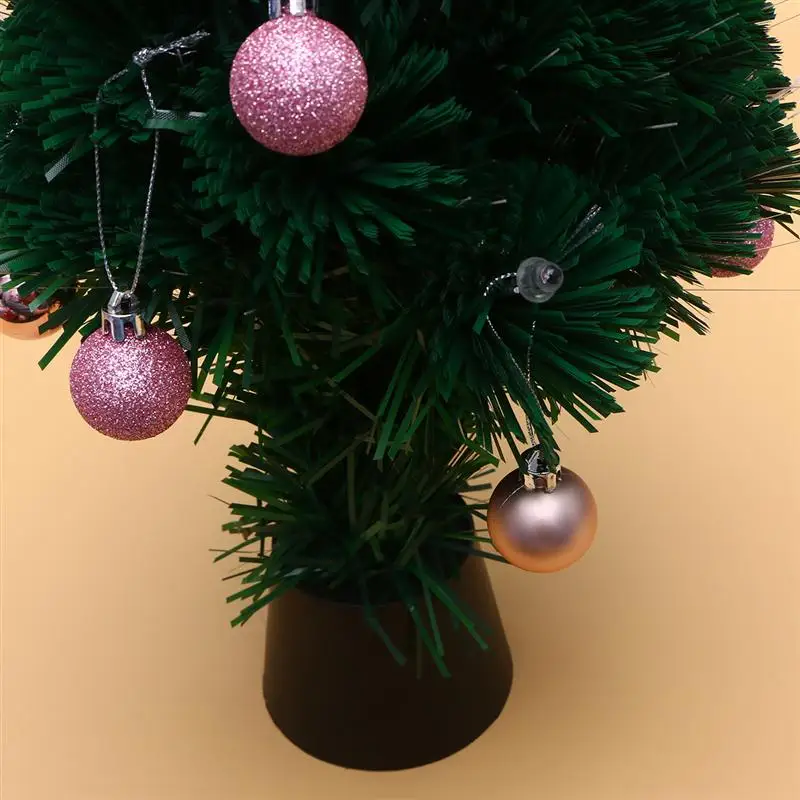 24 шт. Рождественский розовый шар, украшения для елки, рождественские безделушки для праздника, украшения для свадебной вечеринки, подарок Navidad