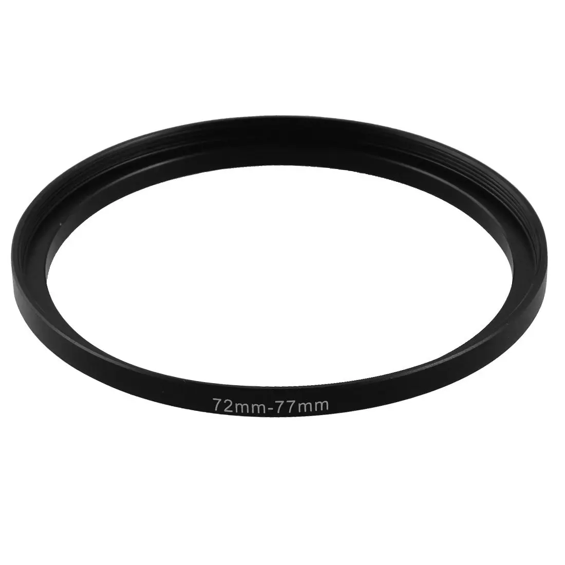 

72mm-77mm Camera Lens Step Up Filter Black Metal Adapter Ring