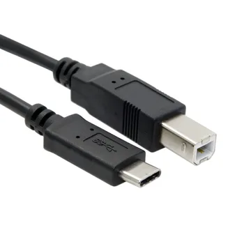 

10pcs/lot USB-C USB 3.1 Type C Male Connector to USB 2.0 B Type Male Data Cable for Cell Phone & Notebook & Laptop