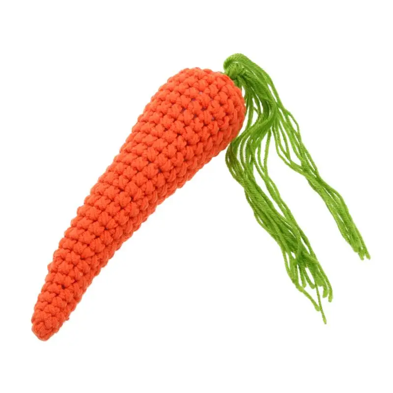 

Carrot simulation toy Baby Photography Props toy Newborn Handmade Knitted Crochet Rabbit Woolen Baby Clothing Lovely Baby Funny