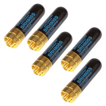 

5PCS/LOT Dual Band UHF+VHF SRH805S SMA Female Antenna for Baofeng uv-5r BF-888s uv-82 UV-5RA uv-5re TK3107 2107 10W 144/430MHz
