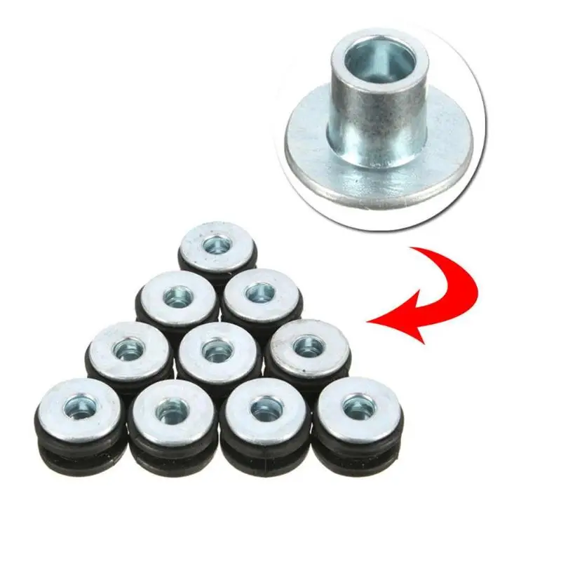 

10Pcs/Set Motorcycle Rubber Grommets Bolt Kit Pressure Relief Cushion Replacement Accessories For Honda Yamaha Suzuki Fairing