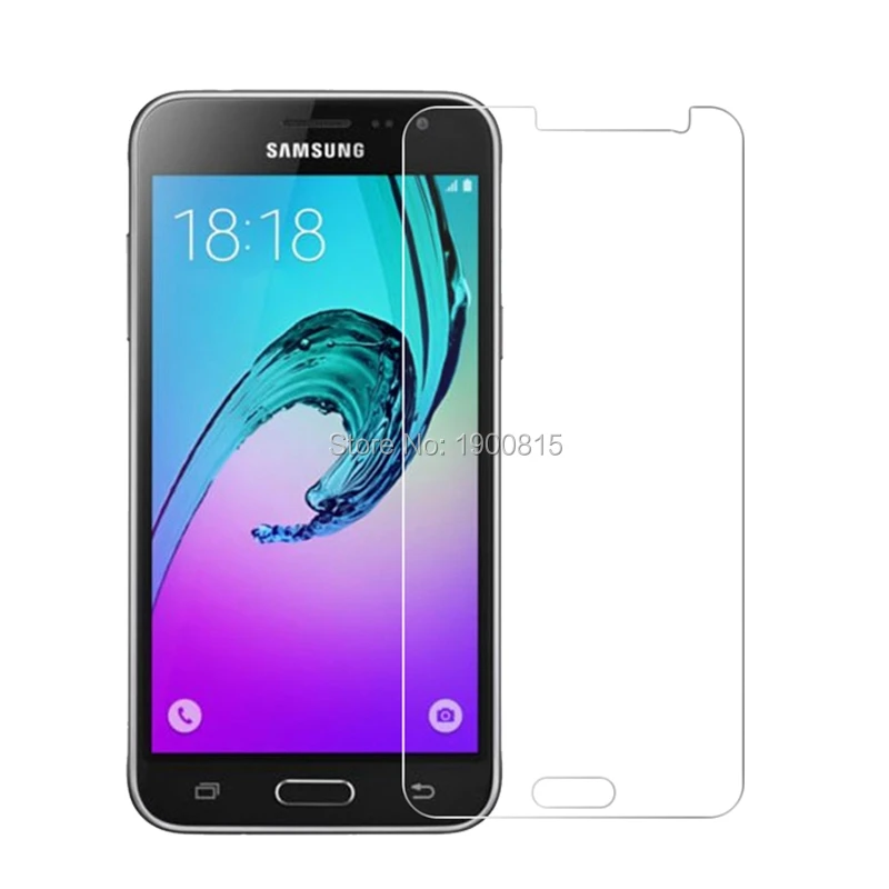 2.5D 0.26mm 9H Safety Tempered Glass For Samsung Galaxy J3 2016 J320 J320F Screen Protector Toughened protective film cover | Мобильные