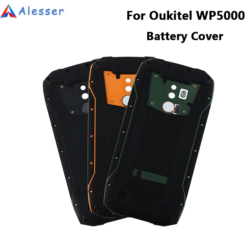 

Alesser For Oukitel WP5000 Battery Cover Case with Heat Dissipation Replacement Slim Protective Battery Cover for Oukitel WP5000
