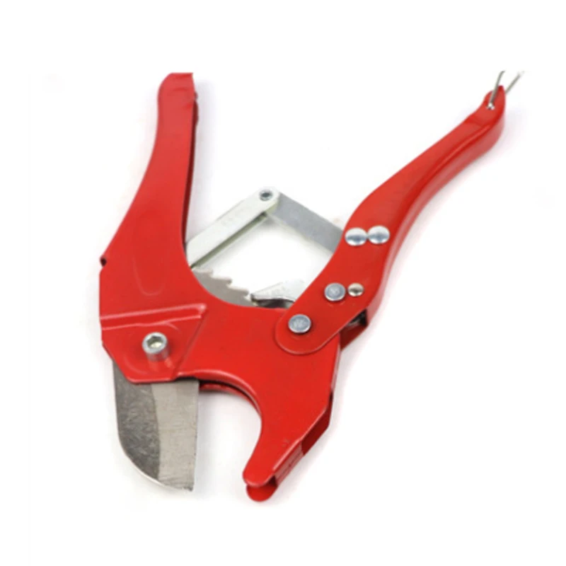 

PVC Pipe Cutter 42mm Capacity Ratchet Action Cutter PVC Plastic Speedfit Pipe Hose Cutter Scissor Knife Cut Tool