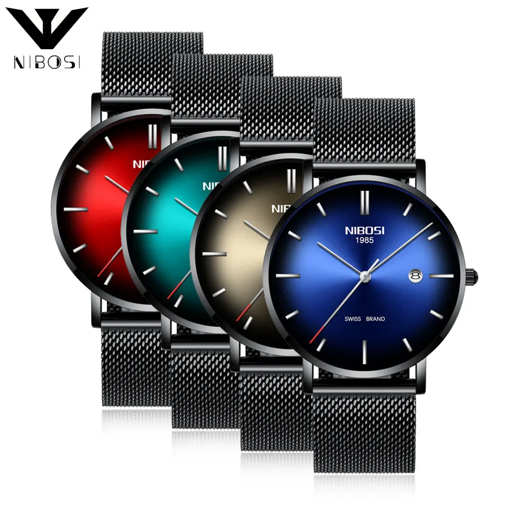 

NIBOSI Women's Watches Stainless Steel Bracelet Reloj Mujer Casual Ladies Wrist Watch For Woman Wrist Women's Watches Clock