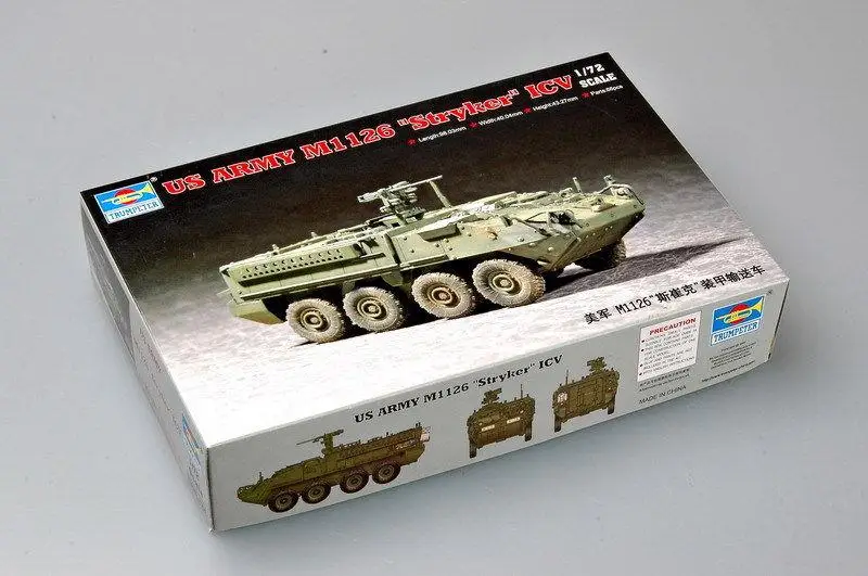 Автомобиль пехотного перевозчика Trumpeter 1/72 07255 M1126 Stryker | Игрушки и хобби